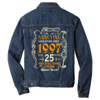 Annoying Each Other Since 1997 25 Years Wedding Anniversary T Shirt Men Denim Jacket | Artistshot