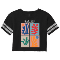 Organic Shapes, Vintage Cute, Botanical Leaves, Abstract Matisse Art, Scorecard Crop Tee | Artistshot