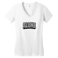 Alone Women's V-neck T-shirt | Artistshot