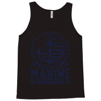 Marine Daughter Proud Marine Daughter United States Of America Militar Tank Top | Artistshot