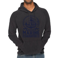 Marine Daughter Proud Marine Daughter United States Of America Militar Vintage Hoodie | Artistshot