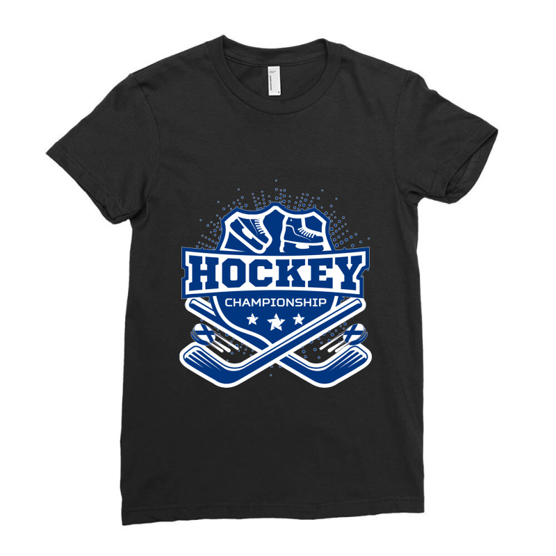 Finland National Ice Hockey Team1 Ladies Fitted T-Shirt by cm-arts | Artistshot