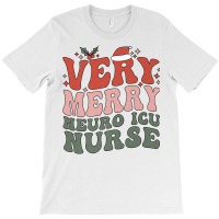 Merry Neuro Icu Nurse Christmas Neuro Icu Nursing Xmas Party Premium T T-shirt | Artistshot