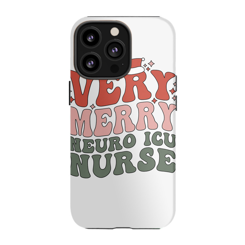 Merry Neuro Icu Nurse Christmas Neuro Icu Nursing Xmas Party Premium T Iphone 13 Pro Case | Artistshot