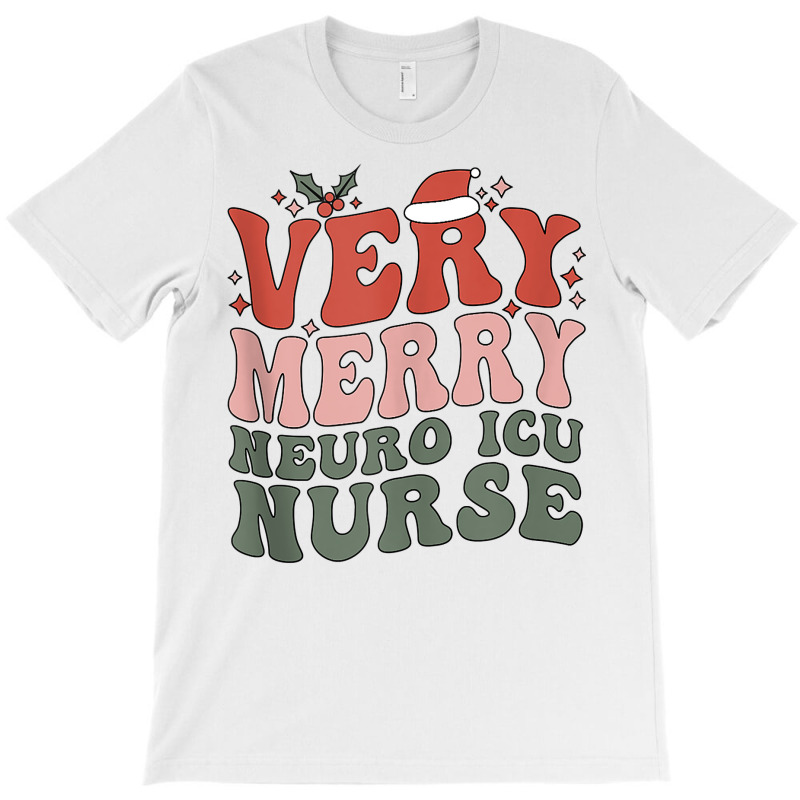 Merry Neuro Icu Nurse Christmas Neuro Icu Nursing Xmas Party Tank Top T-shirt | Artistshot