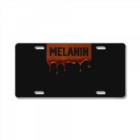 Drippin Melanin Women Men Africa Black History Month License Plate | Artistshot