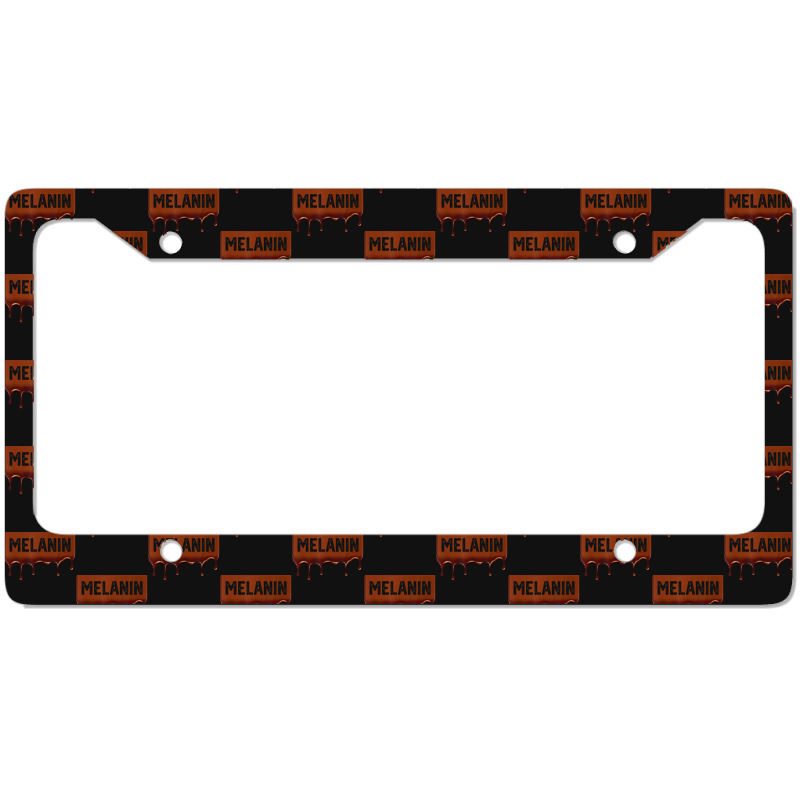 Drippin Melanin Women Men Africa Black History Month License Plate Frame | Artistshot