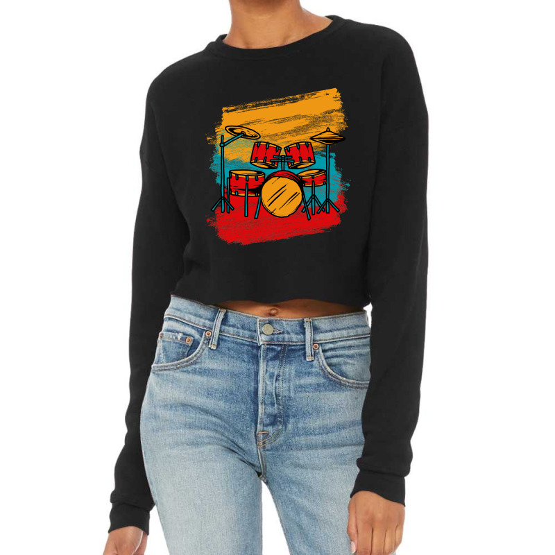 Drumset Cropped Sweater | Artistshot