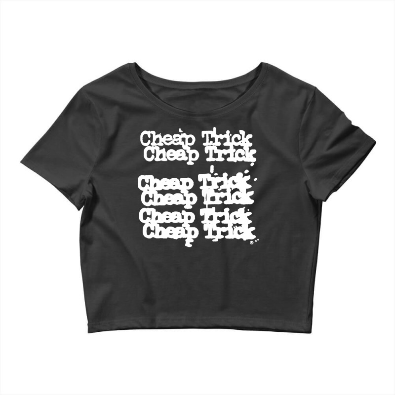 Cheap Trick Classic Crop Top by cm-arts | Artistshot