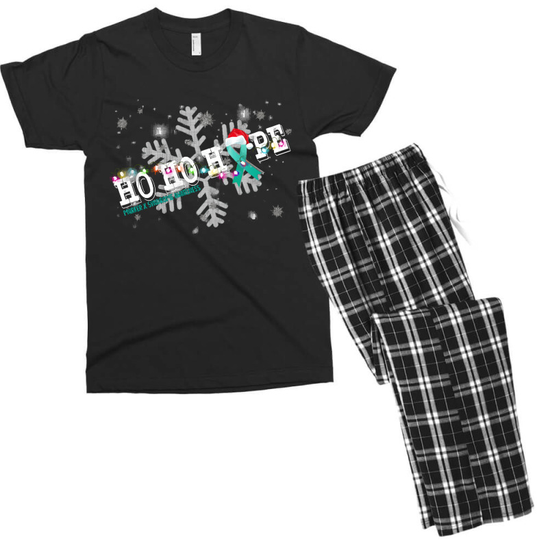 Marker X Syndrome Fighter Marker X Syndrome Awareness - Ho Ho Hope Cur Men's T-shirt Pajama Set by kerchingparticular | Artistshot