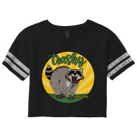 Raccoon - Trashy But Cute-icwag Scorecard Crop Tee | Artistshot