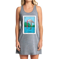 La Garza Lottery Card Gift Heron Card Mexican Lottery Tank Dress | Artistshot