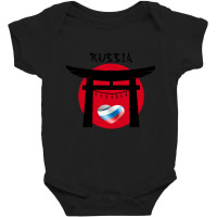 The Team Of Russia In Tokyo Baby Bodysuit | Artistshot