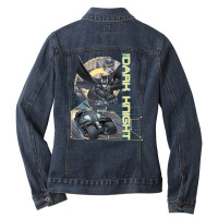 B.at.man Dark K.night City Is Safe Tonight Ladies Denim Jacket | Artistshot