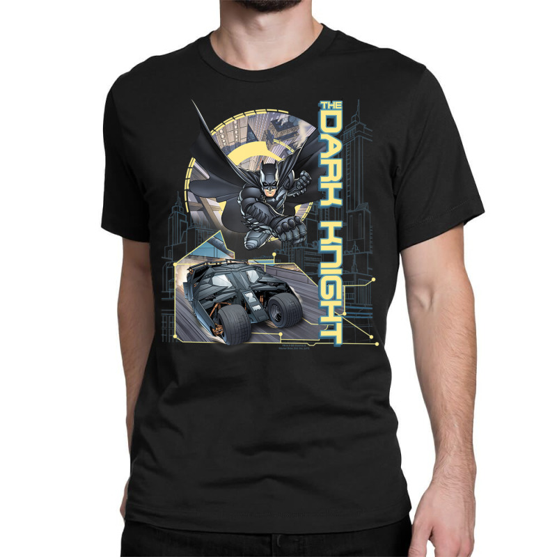 B.at.man Dark K.night City Is Safe Tonight Classic T-shirt | Artistshot