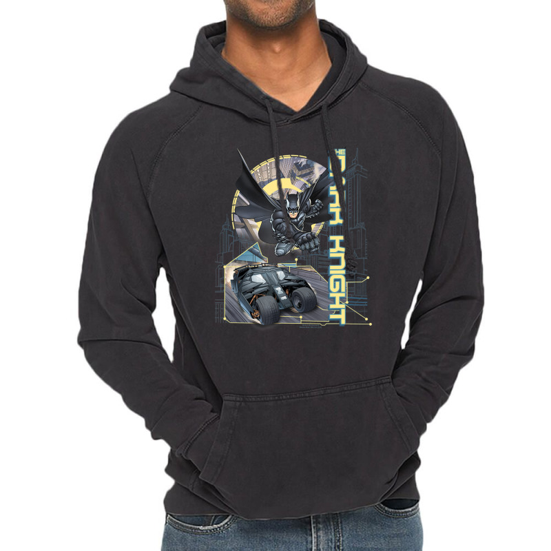 B.at.man Dark K.night City Is Safe Tonight Vintage Hoodie | Artistshot