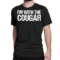 I M With The Cougar Halloween Classic T-shirt | Artistshot