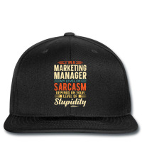 Marketing Manager I'm A Marketing Manager Printed Hat | Artistshot