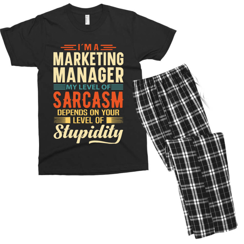 Marketing Manager I'm A Marketing Manager Men's T-shirt Pajama Set by kerchingparticular | Artistshot