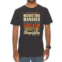 Marketing Manager I'm A Marketing Manager Vintage T-shirt | Artistshot