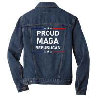 Proud Maga Republican Patriot T Shirt Men Denim Jacket | Artistshot