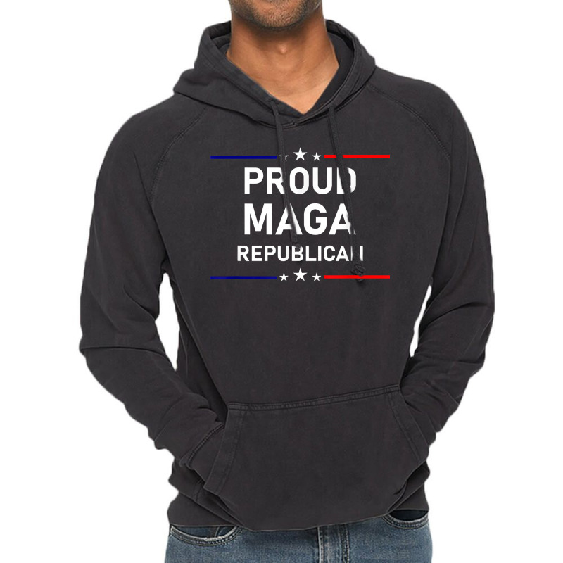 Proud Maga Republican Patriot T Shirt Vintage Hoodie by pofijinashu | Artistshot