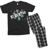 Martin Bell Syndrome Fighter Martin- Bell Syndrome Awareness - Ho Ho H Men's T-shirt Pajama Set | Artistshot