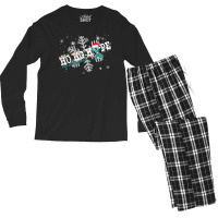 Martin Bell Syndrome Fighter Martin- Bell Syndrome Awareness - Ho Ho H Men's Long Sleeve Pajama Set | Artistshot