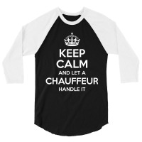 Chauffeur Job Title Profession Birthday Work 3/4 Sleeve Shirt | Artistshot