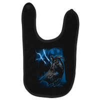 B.at.man Lightning Strikes Longsleeve Baby Bibs | Artistshot