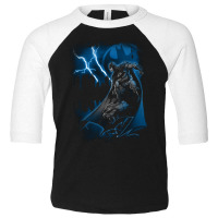 B.at.man Lightning Strikes Longsleeve Toddler 3/4 Sleeve Tee | Artistshot