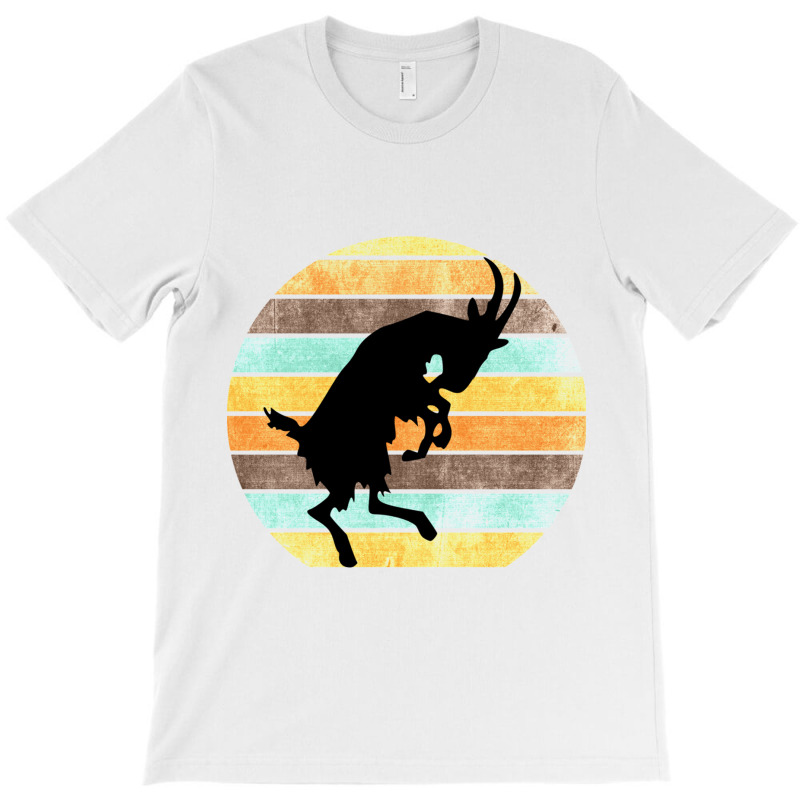 Billy Goat Silhouette Retro Sunset T-shirt | Artistshot