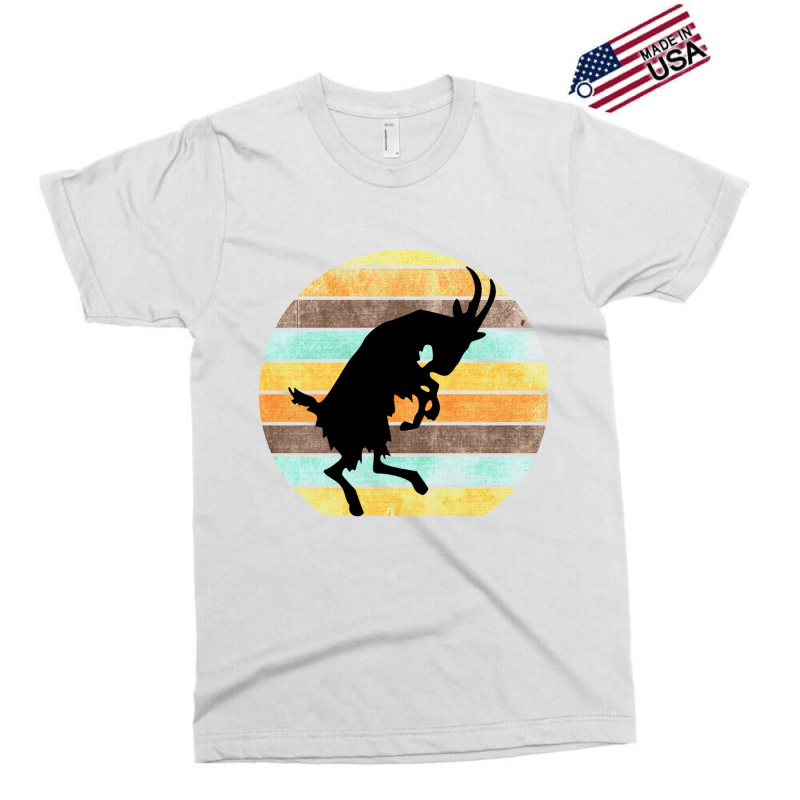 Billy Goat Silhouette Retro Sunset Exclusive T-shirt | Artistshot