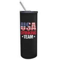 Bachelor Party Usa Drinking Team Beer Party Wear Gift Skinny Tumbler | Artistshot