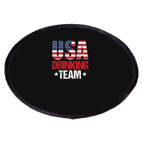 Bachelor Party Usa Drinking Team Beer Party Wear Gift Oval Patch | Artistshot