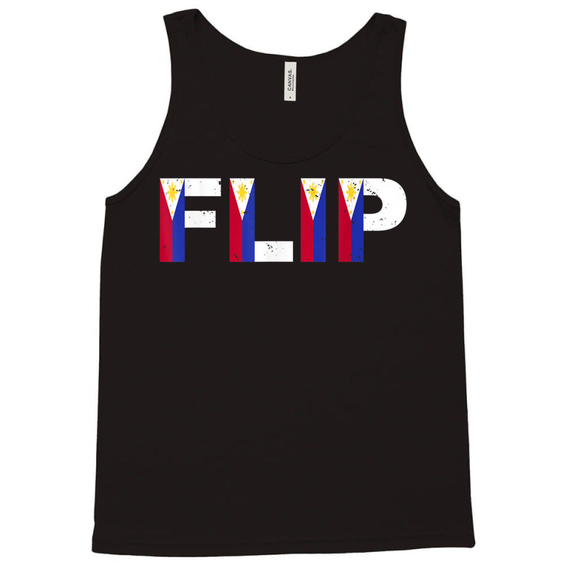 Funny Retro Vintage Filipino Pinoy Flip Tank Top | Artistshot