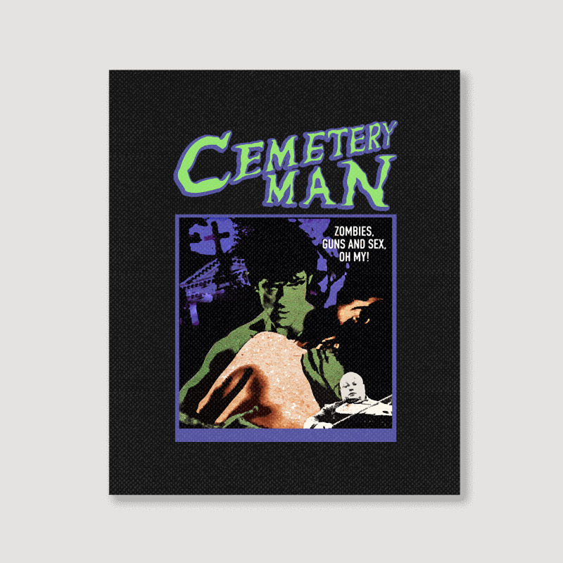 Cemetery Man, Della Morte Dell Amore, The Cemetery Man, Cemetery Man A Portrait Canvas Print | Artistshot