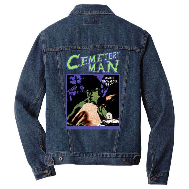 Cemetery Man, Della Morte Dell Amore, The Cemetery Man, Cemetery Man A Men Denim Jacket | Artistshot