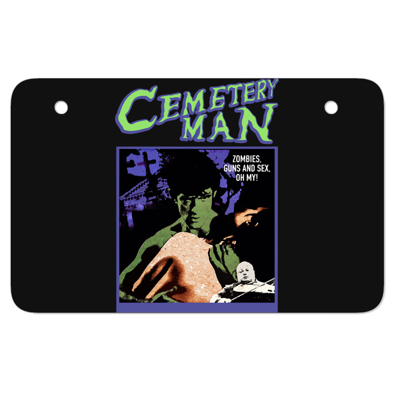 Cemetery Man, Della Morte Dell Amore, The Cemetery Man, Cemetery Man A Atv License Plate | Artistshot