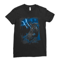 B.at.man Lightning Strikes Ladies Fitted T-shirt | Artistshot