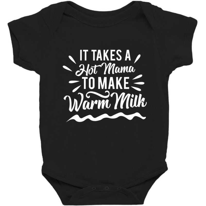 Breastfeeding Shirts Nursing Mama Hot Milk Baby Bodysuit by cm-arts | Artistshot