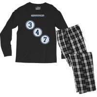 Rep Your Area Code (ny 347) Men's Long Sleeve Pajama Set | Artistshot