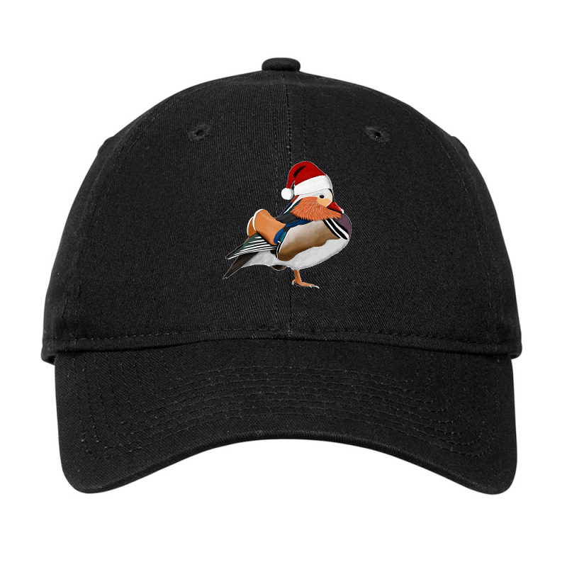 Mandarin Duck Christmas Bird Santa Claus Biologist Animal Premium Adjustable Cap by ROGERWILLIAMWARD | Artistshot