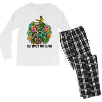 Self Love Is Not Selfısh Skeleton Men's Long Sleeve Pajama Set | Artistshot