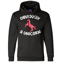 Obviously A Unicorn Hilarious Unicorn Themed Apparel Tank Top Champion Hoodie | Artistshot