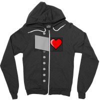 Land Of Oz Tin Man Heart Toz Tinman Halloween Costume Zipper Hoodie | Artistshot