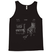 Classic Retro Pinball Pinball Patent Gift Tank Top | Artistshot