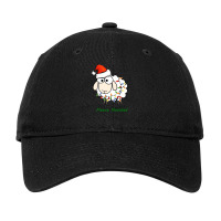 Fleece Navidad - Christmas Sheep Adjustable Cap | Artistshot