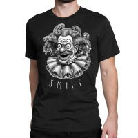 Smile Clown (white Letters) Classic T-shirt | Artistshot