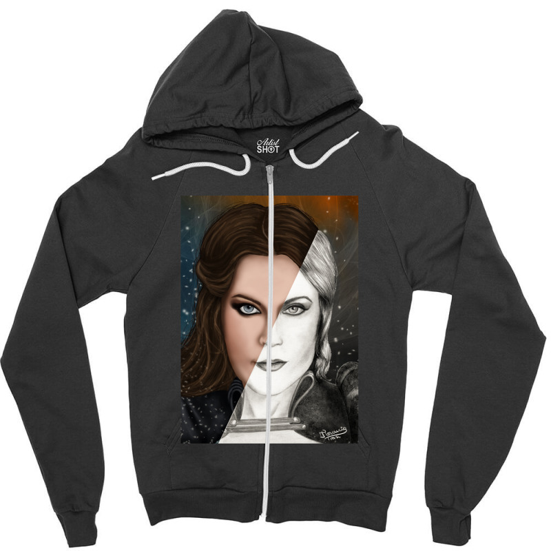 Floor Jansen Zipper Hoodie | Artistshot